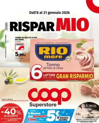 Volantino Coop Superstore (valido fino al 21-01)