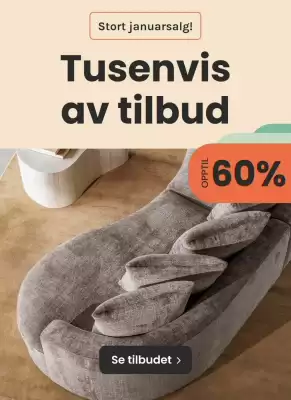 A-Møbler kundeavis (gyldig til 31-01)