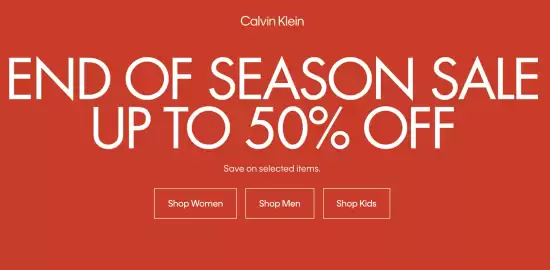 Calvin Klein leták Strana 1