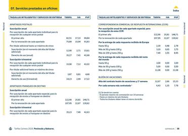 Folleto Correos Página 38