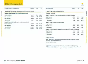 Folleto Correos Página 19
