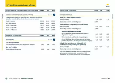 Folleto Correos Página 40