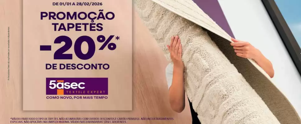 Folheto 5 Á Sec (válido até 28-02)