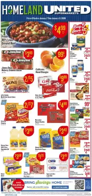 Homeland Market weekly ad (valid until 14-01)