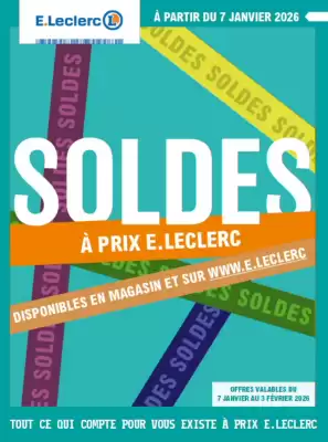 Catalogue E.Leclerc (valable jusqu'au 3-02)