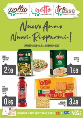 Volantino Supermercato Pollio (valido fino al 21-01)