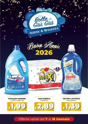 Volantino Le Bolle di Giù Giù (valido fino al 18-01)