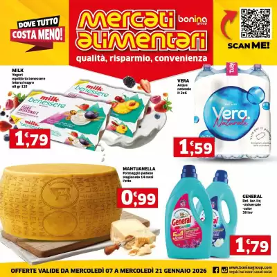 Volantino Mercati Alimentari (valido fino al 21-01)