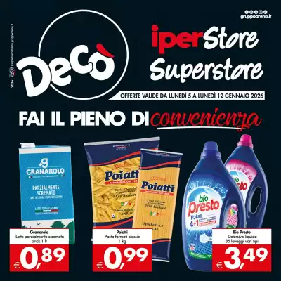 Volantino Deco Superstore (valido fino al 12-01)