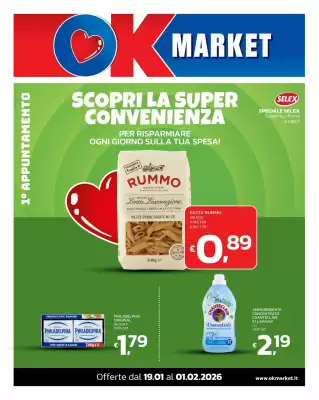 Volantino Ok Market (valido fino al 1-02)