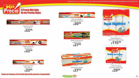 Folleto La Comer semana 2 Página 22