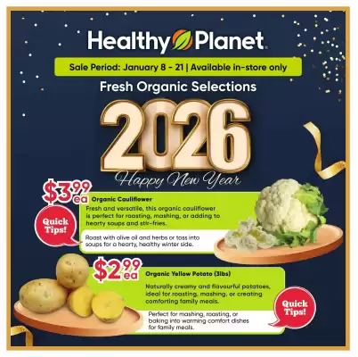 Healthy Planet flyer (valid until 21-01)