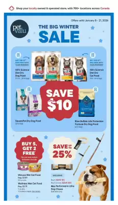 Petvalu flyer (valid until 21-01)