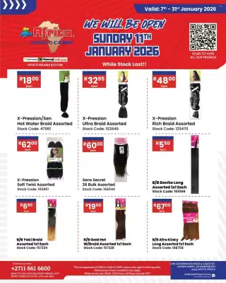 Africa Cash and Carry catalogue (valid until 11-01)