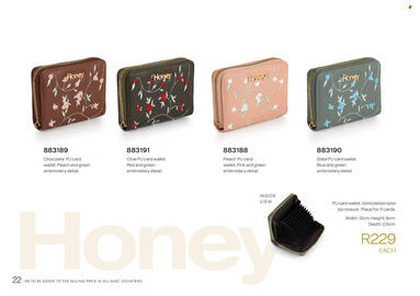 Honey Fashion Accessories catalogue Page 24