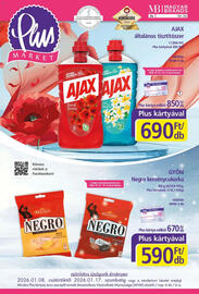 PlusMarket akciós újság Oldal 1