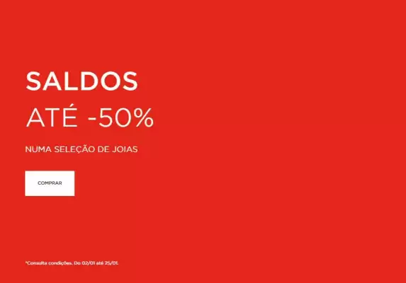 Folheto Pandora (válido até 25-01)