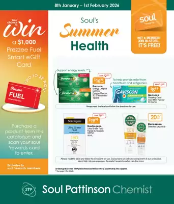 Soul Pattinson Chemist catalogue (valid until 1-02)