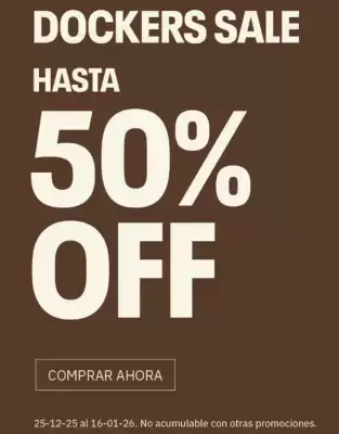 Catálogo Dockers (válido hasta 16-01)