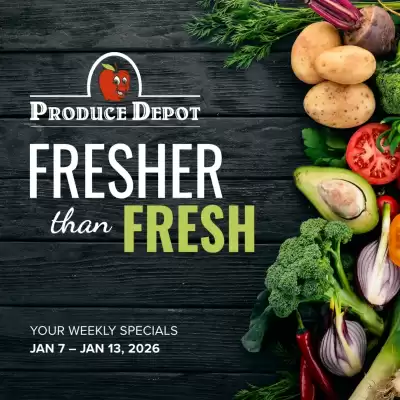 Produce Depot flyer (valid until 13-01)