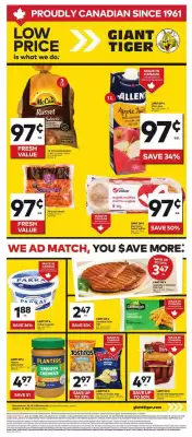 Giant Tiger flyer (valid until 13-01)