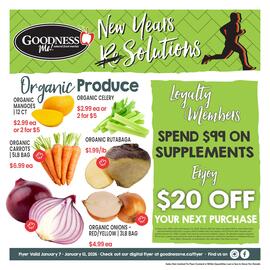 Goodness Me flyer week 2 Page 1