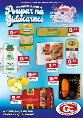 Folheto GidaCarnes Supermercados (válido até 13-01)