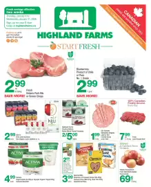 Highland Farms flyer Page 1