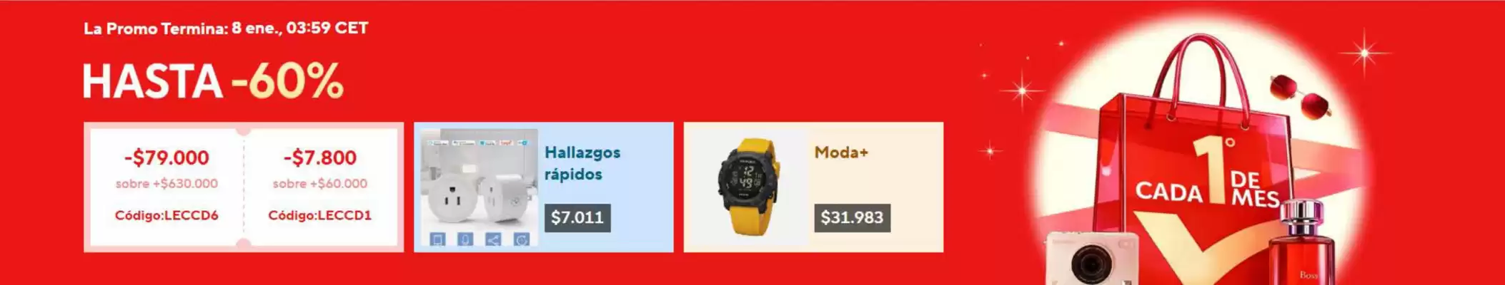 Catálogo AliExpress (válido hasta 8-01)