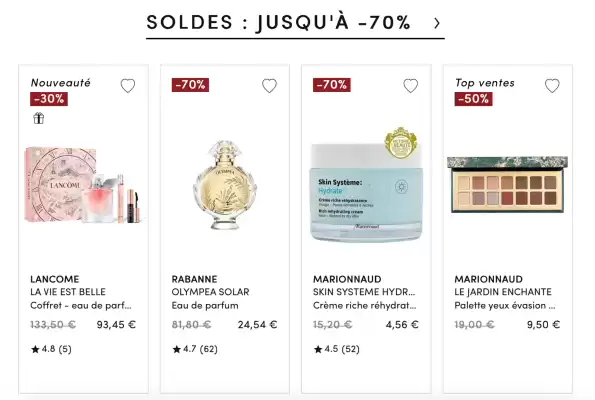 Catalogue Marionnaud (valable jusqu'au 13-01)