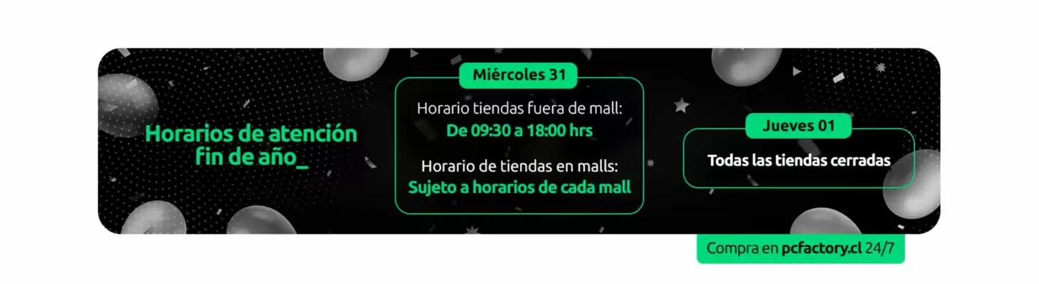 Catálogo PC Factory (válido hasta 31-12)