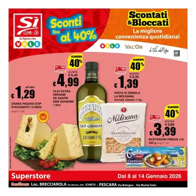 Volantino Sì con te Superstore (valido fino al 14-01)