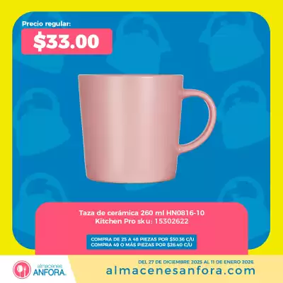 Catálogo Almacenes Anfora (válido hasta 11-01)