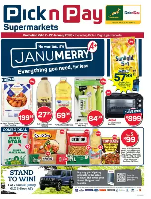 Pick n Pay catalogue (valid until 22-01)