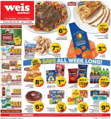 Weis Markets weekly ad (valid until 14-01)