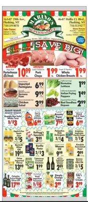 Marino's Supermarket weekly ad (valid until 8-01)