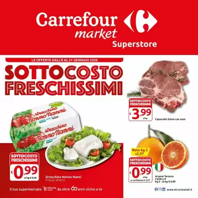 Volantino Carrefour Market (valido fino al 21-01)