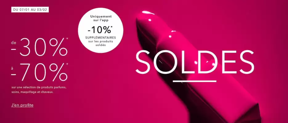 Catalogue Nocibé (valable jusqu'au 3-02)