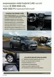Dacia akciós újság | Duster Oldal 3