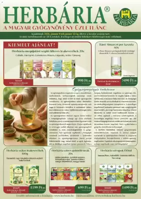 Herbária akciós újság (érvényes eddig: 22-01)