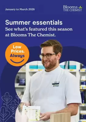 Blooms The Chemist catalogue (valid until 31-03)