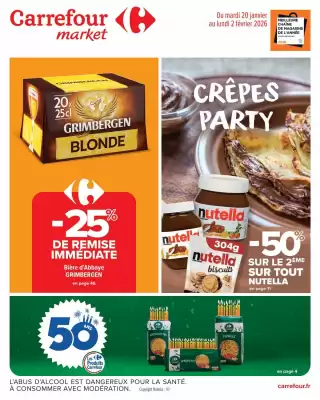 Catalogue Carrefour Market (valable jusqu'au 2-02)
