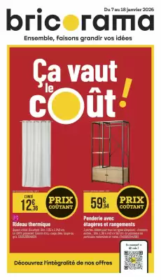 Catalogue Bricorama (valable jusqu'au 18-01)