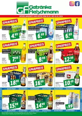 Getränke Fleischmann Prospekt (gültig bis 10-01)