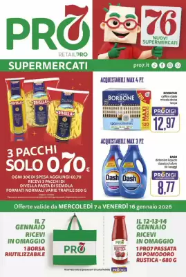 Volantino Superstore Pam (valido fino al 16-01)