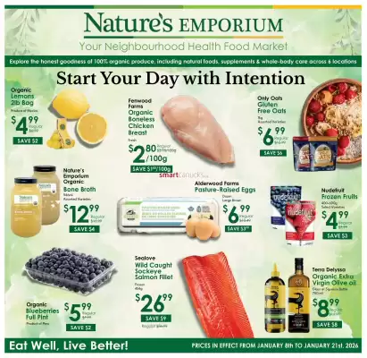 Nature's Emporium flyer (valid until 21-01)