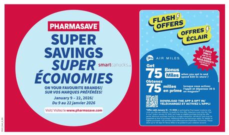 Pharmasave flyer Page 1