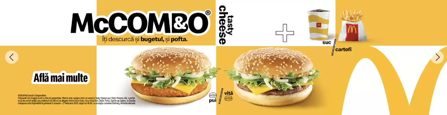 Catalog McDonald's (valid până la 4-02)