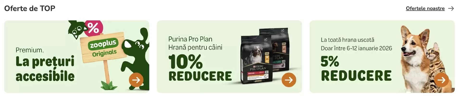 Magazine Zooplus (valid până la 14-01)