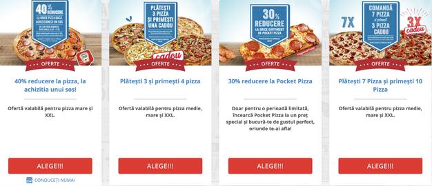 Catalog Domino's Pizza Pagină 1